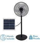 Ventoinha com bateria e painel solar