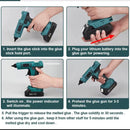 Pistola de cola quente 2 baterias