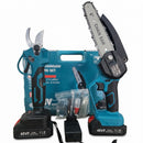 Pack tesoura e motosserra 2 baterias