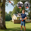 Motosserra cana extensivel 2 baterias e lubrificação