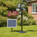 Ventoinha com bateria e painel solar