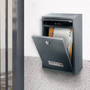 Caixa de correio de aço 32x22x9cm