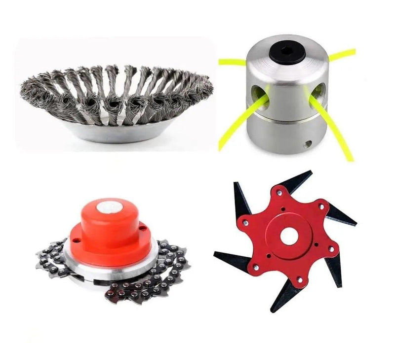 Kit 4 acessórios de corte para roçadora - Image