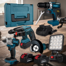 KIT 5 MÁQUINAS 2  BATERIA e carregador