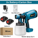 Pistola de pintura 2 baterias - Image