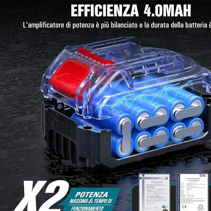 Motosserras poda 20cm lâmina sistema de lubrificação - Image