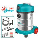 Aspirador de pó e água de 1400W.  30Litros