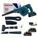 Soprador e aspirador 2 baterias  bateria