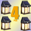 Pack 4 luzes solares