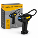 Compressor de Ar Digital Portátil Recarregável com Display LCD