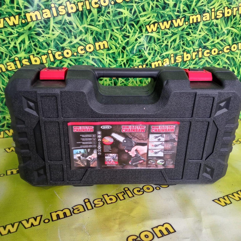 Motosserra poda 2 baterias lâmina 15cm
