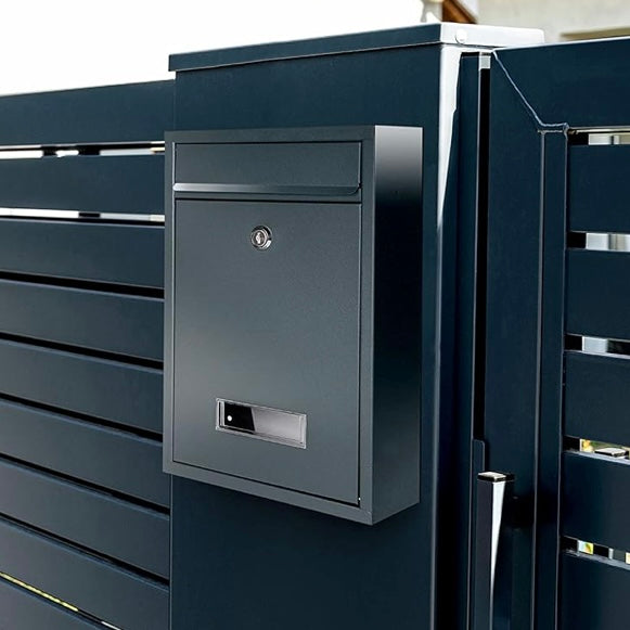 Caixa de correio de aço 32x22x9cm