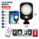 Luz Solar LED de Parede JX-528A com Sensor de Movimento e Controlo Remoto – Pack 4 Unidades