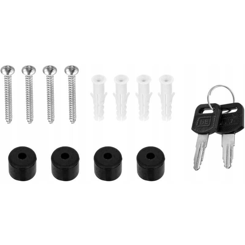 Caixa de correio de aço 32x22x9cm