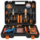 Mala de ferramentas com multímetro e ferro se solda 32 pcs