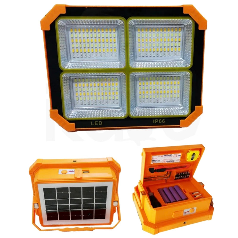 Kit luz solar de emergência