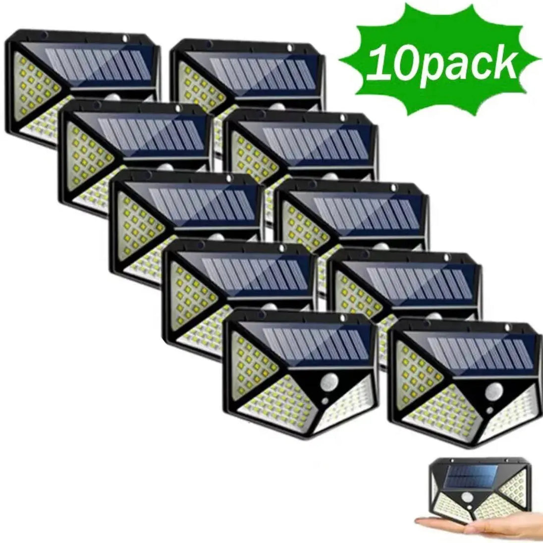 Luz solar 100 leds com sensor movimento - Image #2
